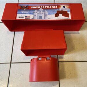 Flexible Flyer S-20 3 Piece Snow & Beach Sand Fort Building Kit